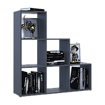 Стелаж Doros Степ 3х3 Графіт відкритий 102.6х28.8х106.1 (41516162), фото 5