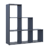 Стелаж Doros Степ 3х3 Графіт відкритий 102.6х28.8х106.1 (41516162), фото 6