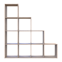 Стелаж Doros Степ 4х4 Дуб сонома відкритий 136.2х28.8х140.7 (41516165), фото 4