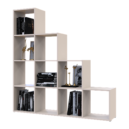 Стелаж Doros Степ 4х4 Кашемір відкритий 136.2х28.8х140.7 (41516168), фото 1