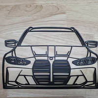 Декоративное панно, картина авто BMW M Performance