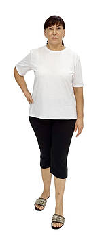 Біла футболка бавовняна