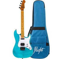 Електроукулеле баритон Flight Pathfinder Ocean Blue Baritone OBL