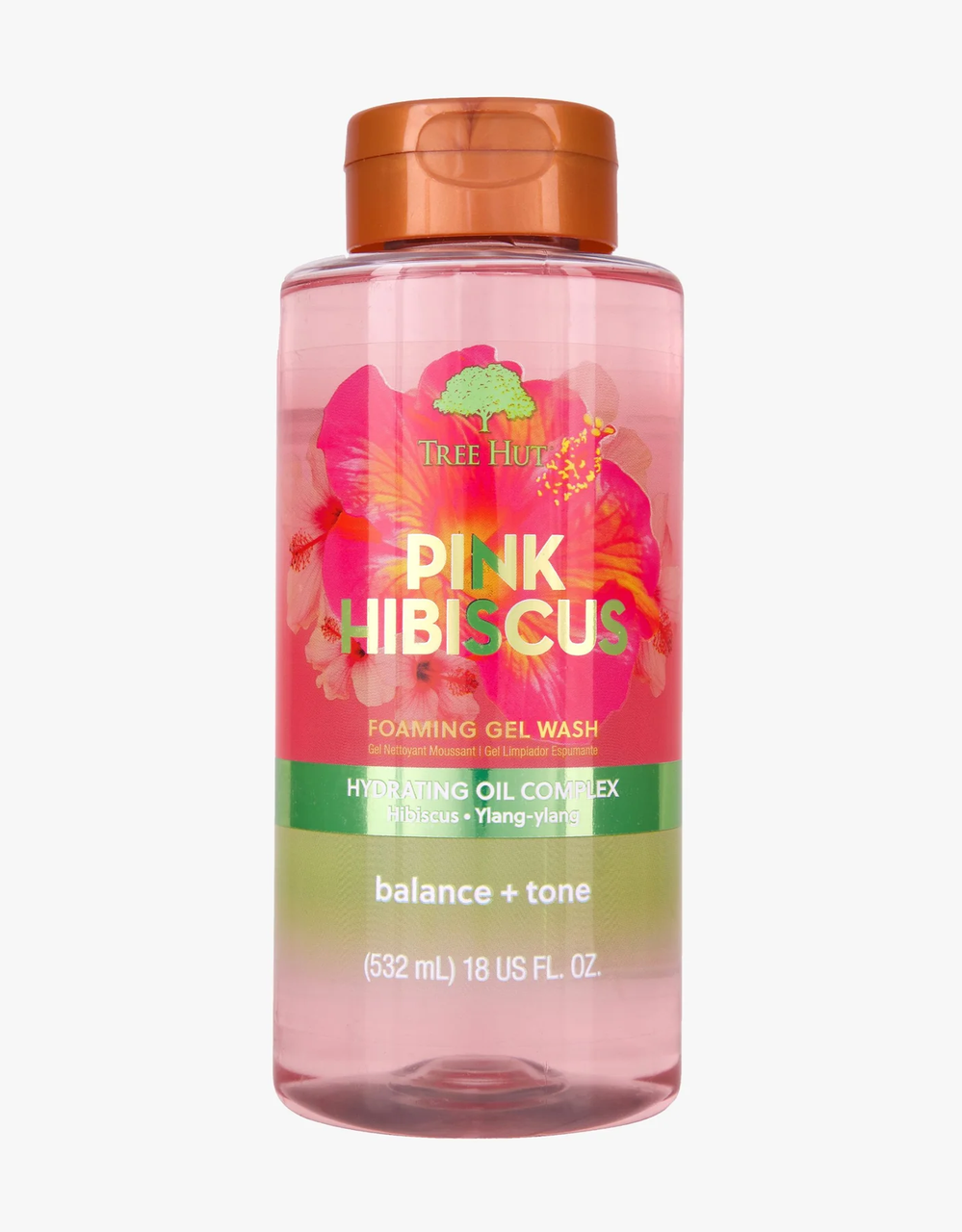 Tree Hut гель для душу Pink Hibiscus Foaming Gel Wash