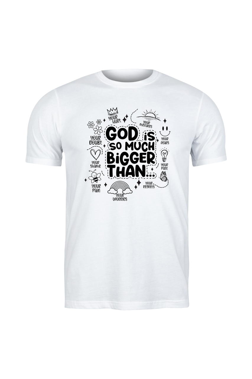 Футболка God is so mush... (Бог такий...)