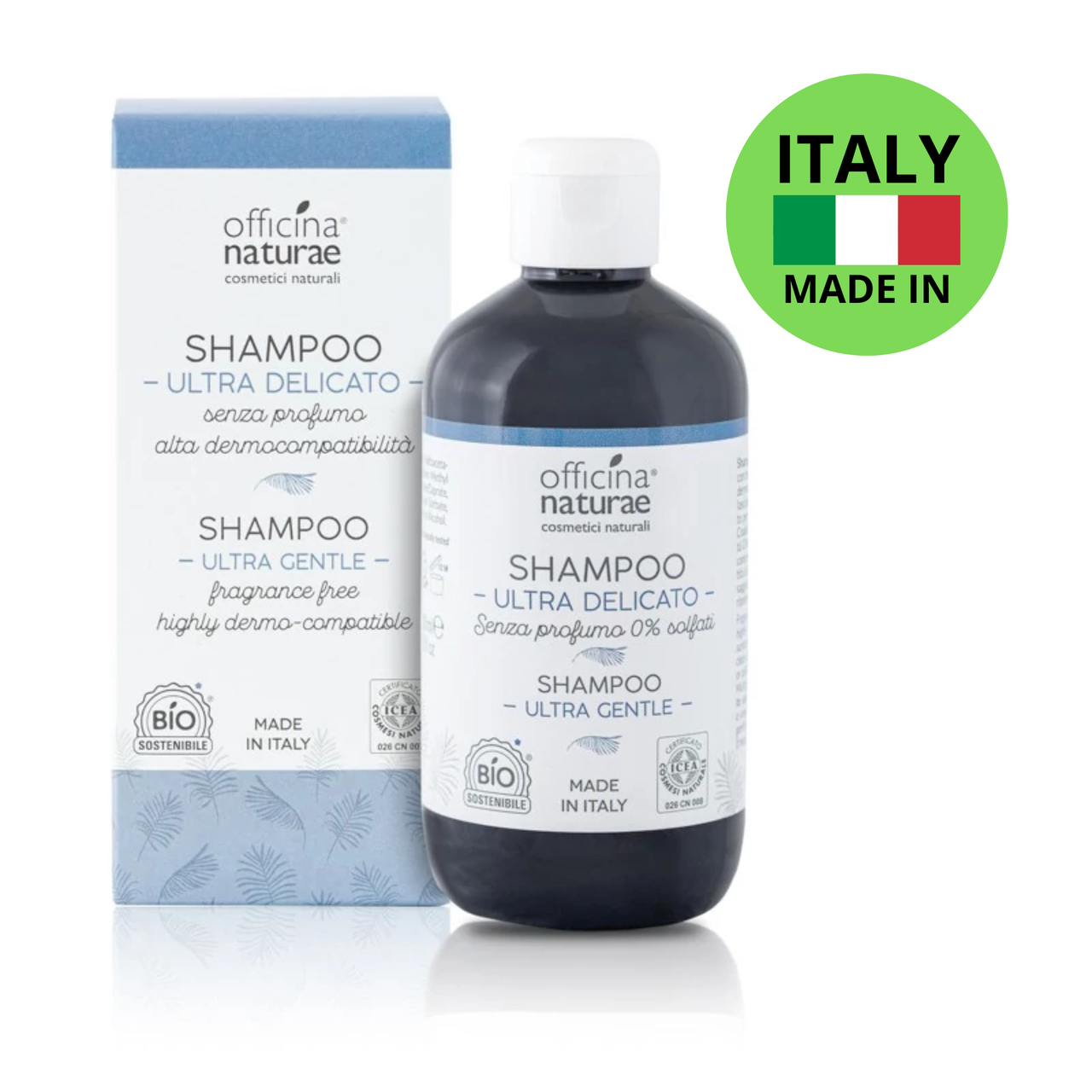 Органічний ультра делікатний шампунь Officina Naturae, 250 мл, фото 1