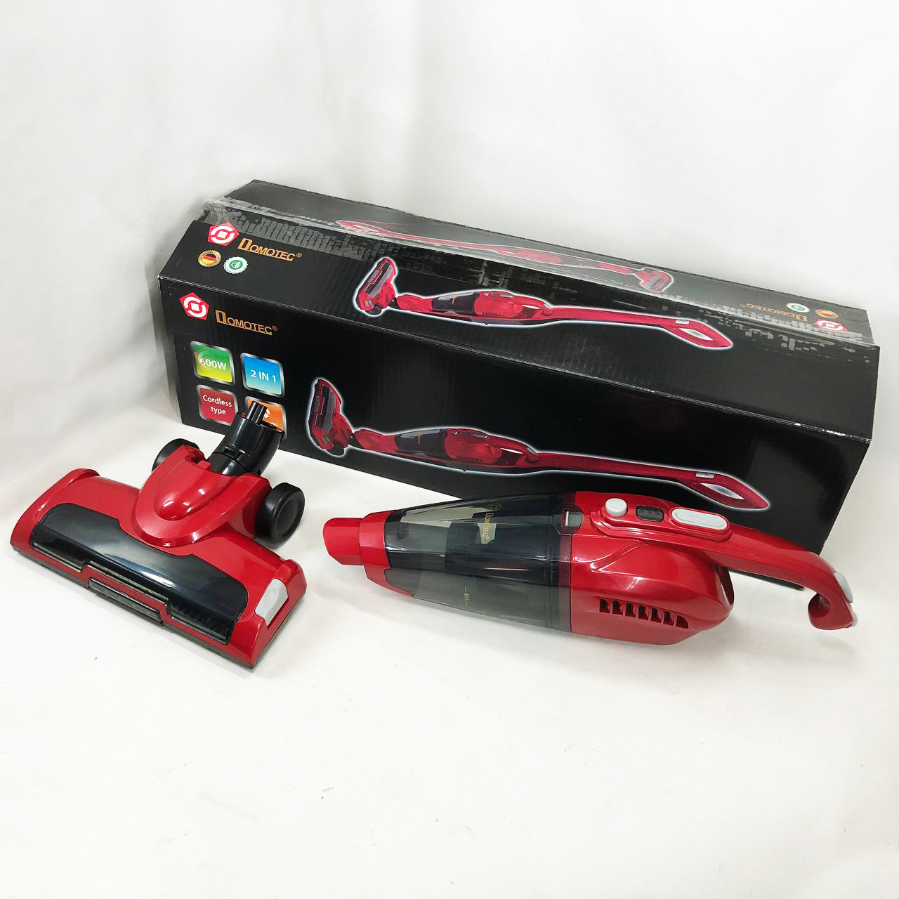 Вертикальний пилосос для сухого прибирання Domotec MS-4403 600 Вт, Легкий ручний пилосос для дому QJ-87, фото 1