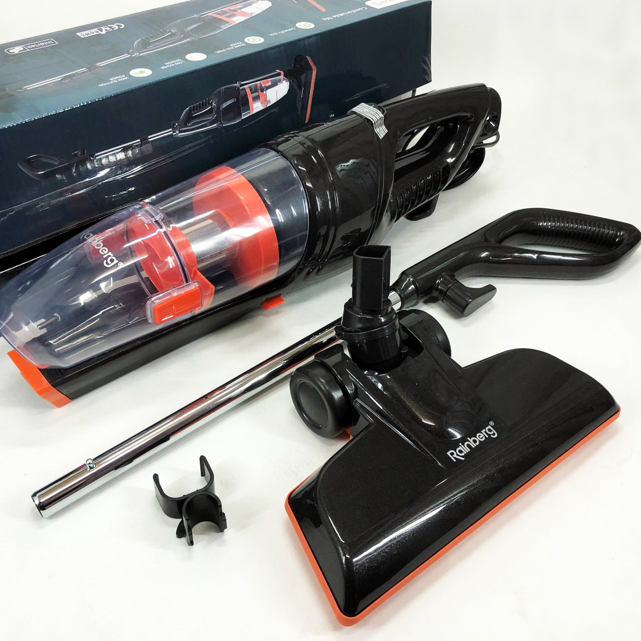 Потужний побутовий циклонний пилосос Rainberg RB-2266 2500 Вт, Ручний пилосос для дому BM-97, фото 1