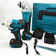 Набір 2 в 1 шуруповерт + гайковерт в валізі 2 акумулятори BT-70, фото 7