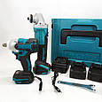 Набір 2 в 1 шуруповерт + гайковерт в валізі 2 акумулятори BT-70, фото 8