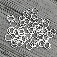 Кільце для бретелів 15 мм Біле (50 шт./пач.)