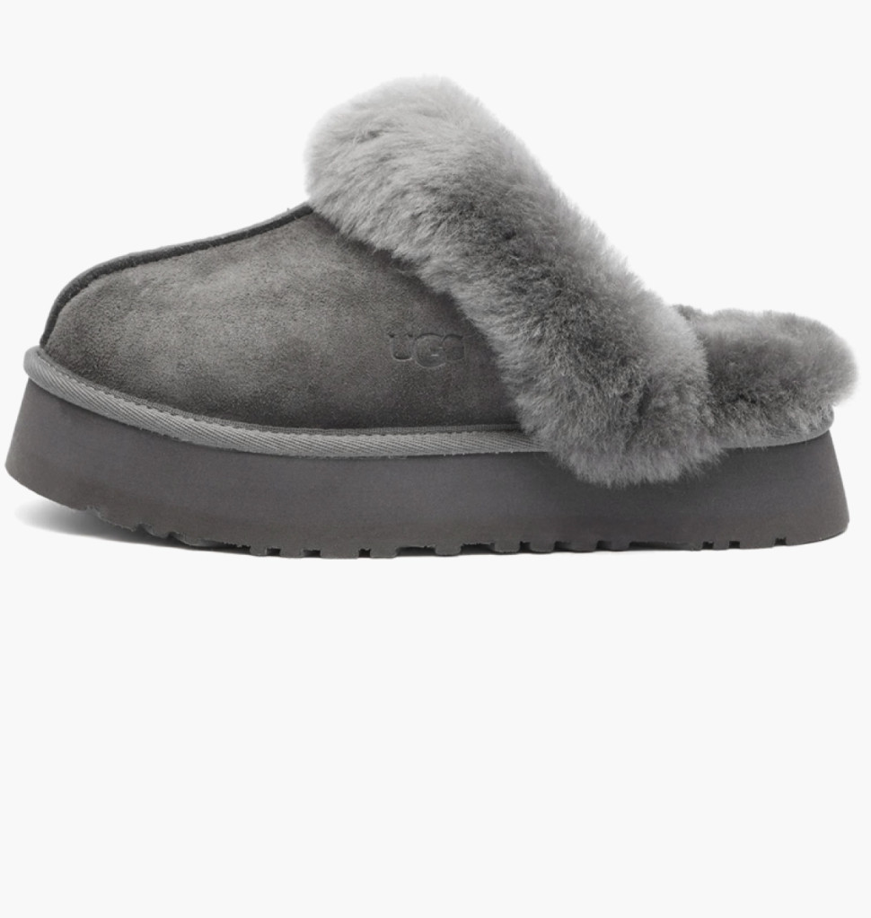 Тапочки UGG Disquette Slipper Grey 1122550-CHRC 36 1122550-CHRC, фото 1
