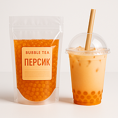 Кульки для Bubble Tea персик 1000г