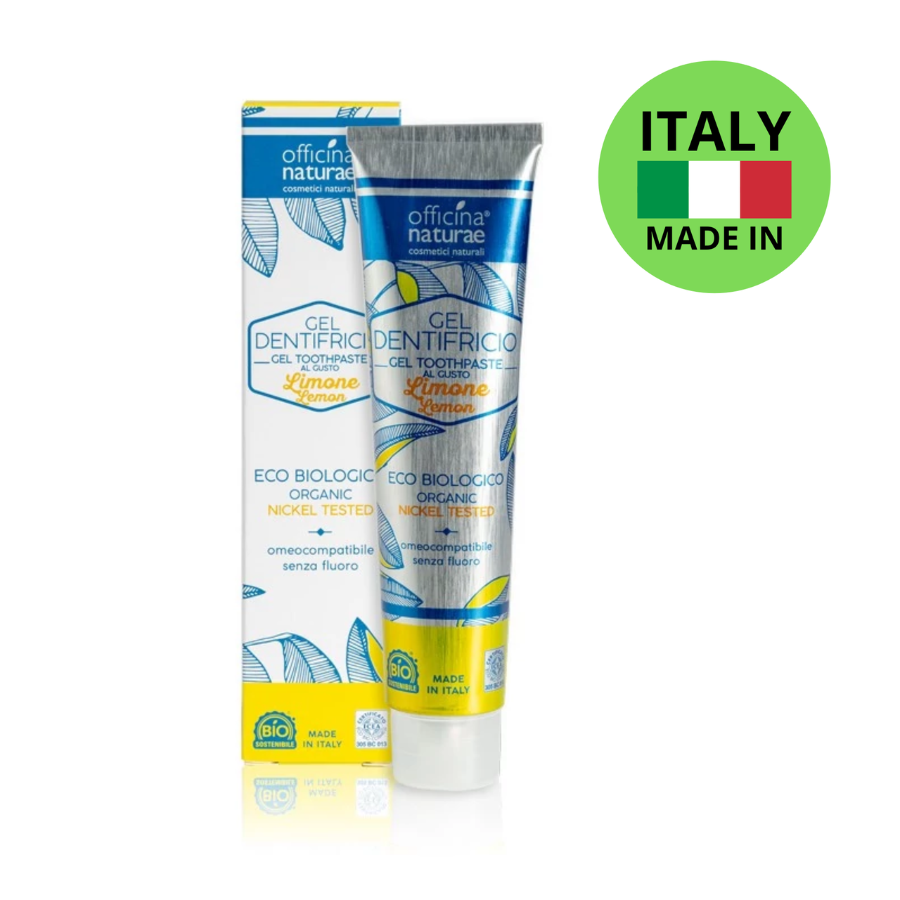 Органічна зубна паста з лимоном Officina Naturae 75 мл, фото 1