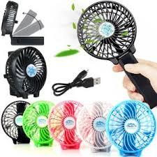 Вентилятор ручний Mini Fan з ліхтарем, фото 1