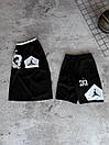 Комплект чоловічий літній чорний молодіжний футболки та шорти Jordan, фото 8