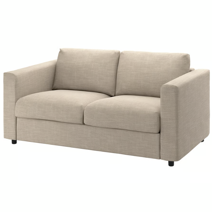 Диван 2-місний розкладний IKEA VIMLE Бежевий Hillared Ширина - 190 см 995.369.79