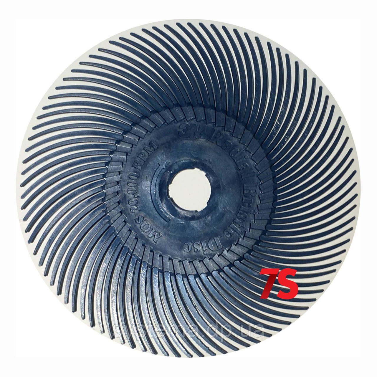 3M 30129 Scotch-Brite™ Bristle RB-ZB - Радіальний коло 76х9 мм, P400, синій
