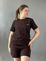 Костюм жіночий трикотаж коричневий S(р) Арт.81527 brown (S) (Україна)