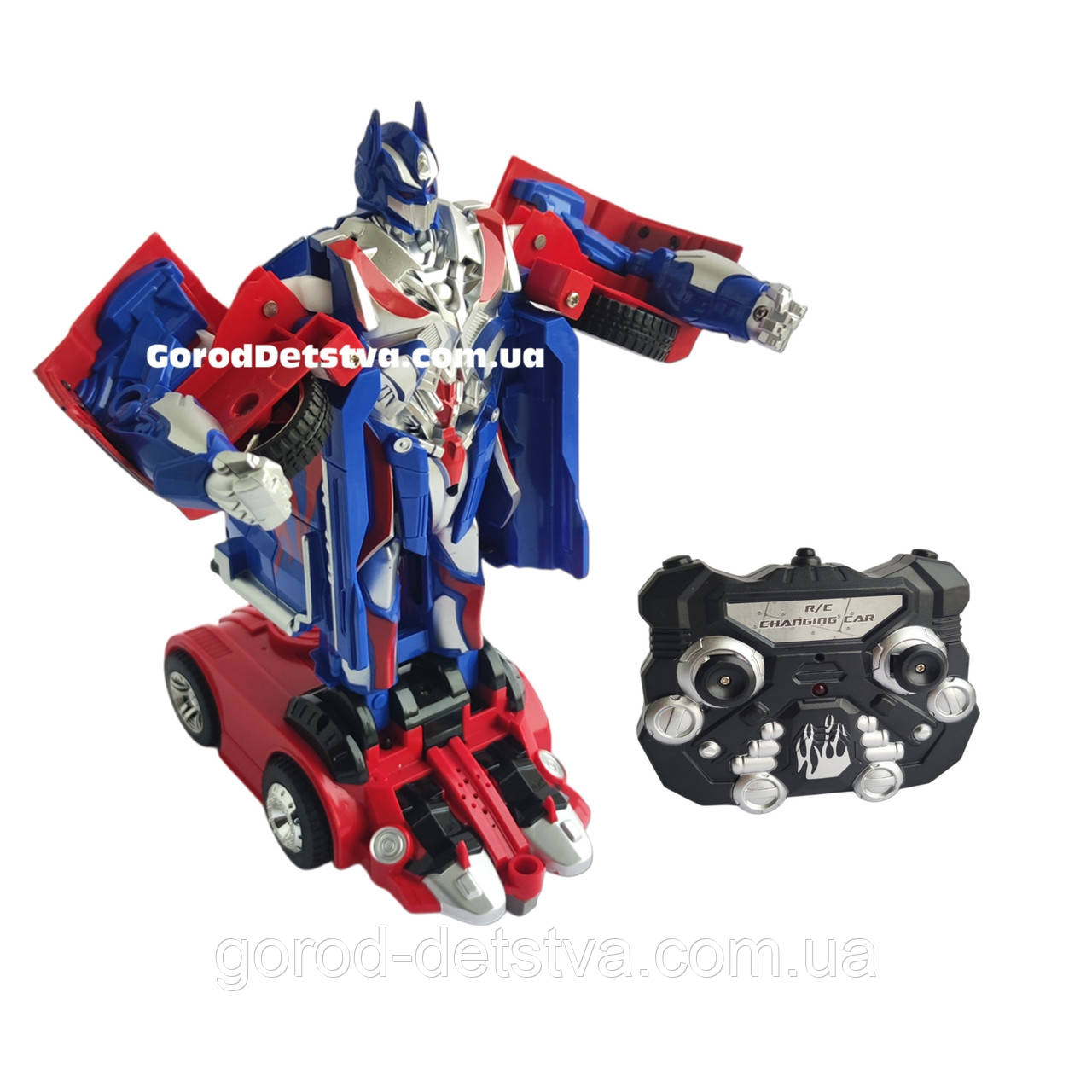 Машина трансформер Оптимус Прайм на радіокеруванні Transformers Optimus Prime Трансформується Акумулятор, фото 1