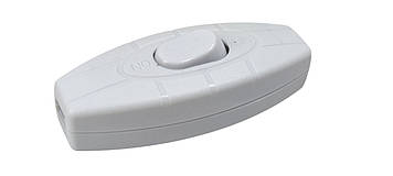 Вимикач прохідний до бра білий