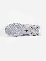 Кросівки Nike Shox All White Найк Шокс білі текстиль весна літо для дівчат і хлопців, фото 6