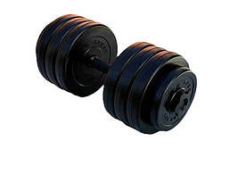 Гантелі розбірні композитні домашні гантелі пластикові для тренувань RN Sport Dumbbells ABS 2 шт по 16 кг, фото 4