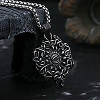 Кулон "Око Бога" з нержавіючої сталі 316L вінтажна підвіска з ланцюжком у стилі медузи Горгони