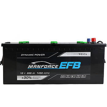 Автомобільний акумулятор MANFORCE EFB 200Ah 1450A L+ (D5)