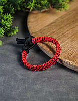 Унисекс-аксессуар Mad Max с плетением Cobra из паракорда и микрокордовой оплеткой на застежке-узле