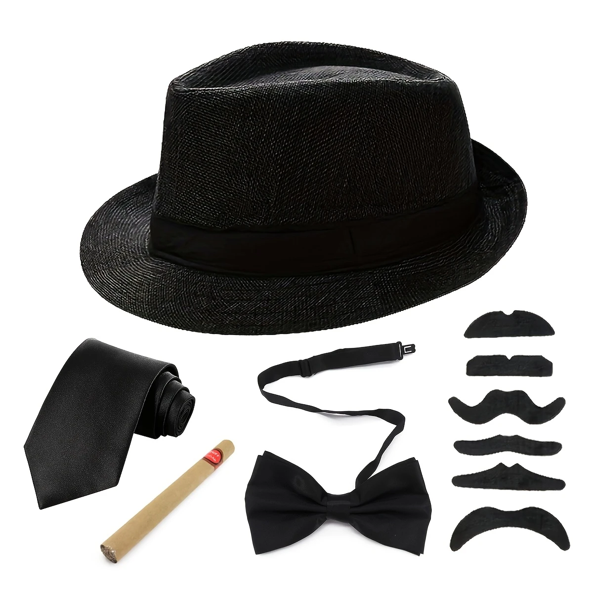 Костюм Гангстер Мафія чорний. Костюм чоловічий у Стилі 1920-х, фото 1