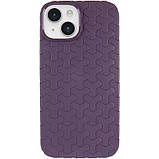 Чохол TPU Weaving для Apple iPhone 15 (6.1") Purple, фото 3