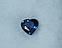Сапфір серце  0,58 Cts. 5.1 х 5.2 х  2.7 мм, фото 6