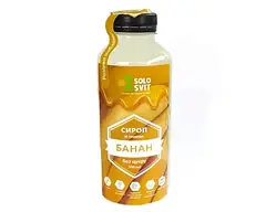 Сироп без цукру SoloSvit Банан, 500 мл