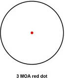 Коліматорний приціл Red Win Mantis 1x22 3 MOA Red Dot, фото 7