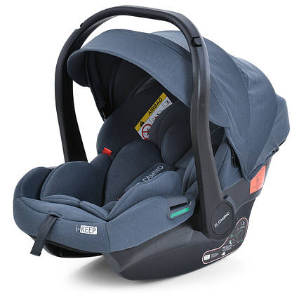 Дитяче автокрісло i-KEEP, R129 i-SIZE (зріст 40–87 см), сіре, для немовлят (ME 1186)