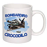 Чашка з друком "BOMBARDIRO CROCODILO" 330 мл (колір білий) (27146), фото 2