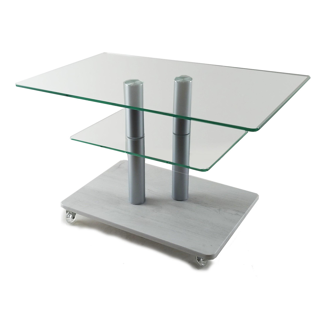 Журнальні столики скляні прямокутні Commus Bravo Max P cc-sosnak-2alm60