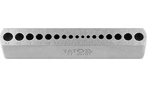 Кондуктор шаблон для свердління отворів під кутом  Ø= 3-9,5 мм Yato