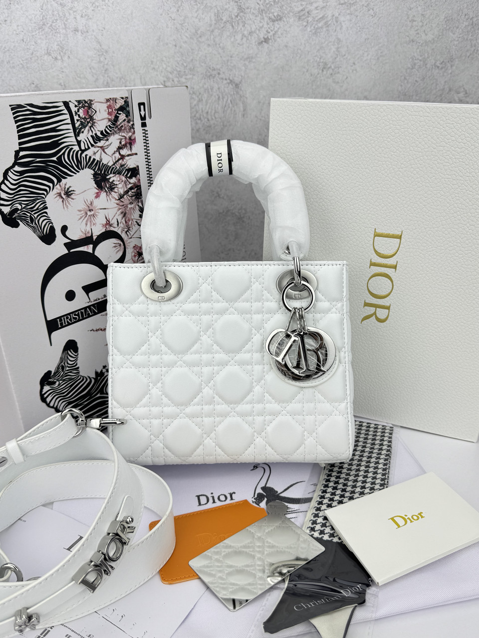 Dior Lady White Silver