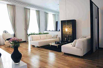 Паркетна дошка Prima floor 3-х смугова, дуб медовий, лак