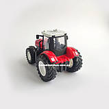 Трактор на радіокеруванні Гумові колеса Світло на акумуляторі 3.7V Розмір 18 см, фото 4