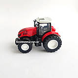 Трактор на радіокеруванні Гумові колеса Світло на акумуляторі 3.7V Розмір 18 см, фото 3