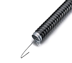 Металорукав преміум якості РЗ-Ц-П-12 SСаТ Black з протяжкою в ПВХ оболонці