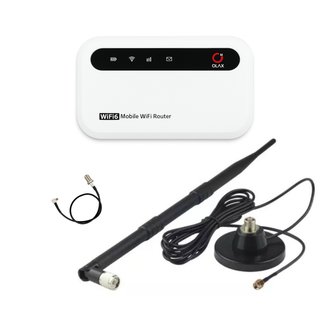 4G Комплект для авто: Wi-Fi роутер Olax 985 + антена LTE 10 дБ