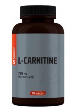 Харчова добавка SPORTER SPORTER L - CARNITINE 750 мг 90 капсул, фото 1