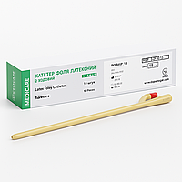 Катетер урологічний 2-ходовий Medicare тип Фолея 18 Fr