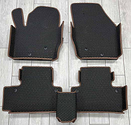 3д Eva килимки в салон для Volvo XC90 2002-2014 / Вольво ХС90 килимки з бортиками