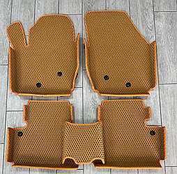 3д Eva килимки в салон для Volvo XC90 2002-2014 / Вольво ХС90 килимки з бортиками