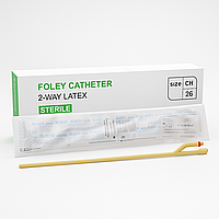 Катетер урологічний 2-ходовий Medicare тип Фолея 26 Fr